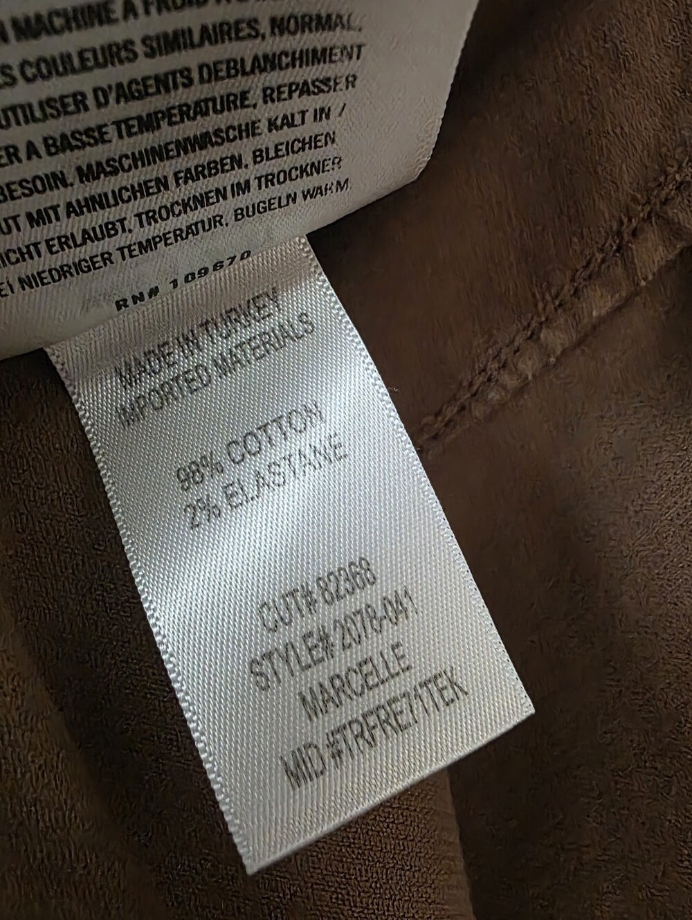 Citizens of Humanity Corduroy Marcelle Barrel Cargo Pants - Picture 9 of 9